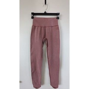 NEW Gymshark High Waist Leggings XS Blush Pink Workout Yoga Pants Cinched Butt